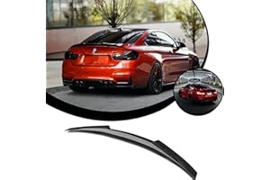 RoyalParts Rear Spoiler Wings Compatible with 2007-2013 E92 3 Series & E92 M3 2DR Coupe, 335i 328i Trunk Highkick Carbon Fiber M4 Style Spoiler