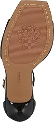 Vince Camuto Women's FEBE Heeled Sandal, Black, 7.5