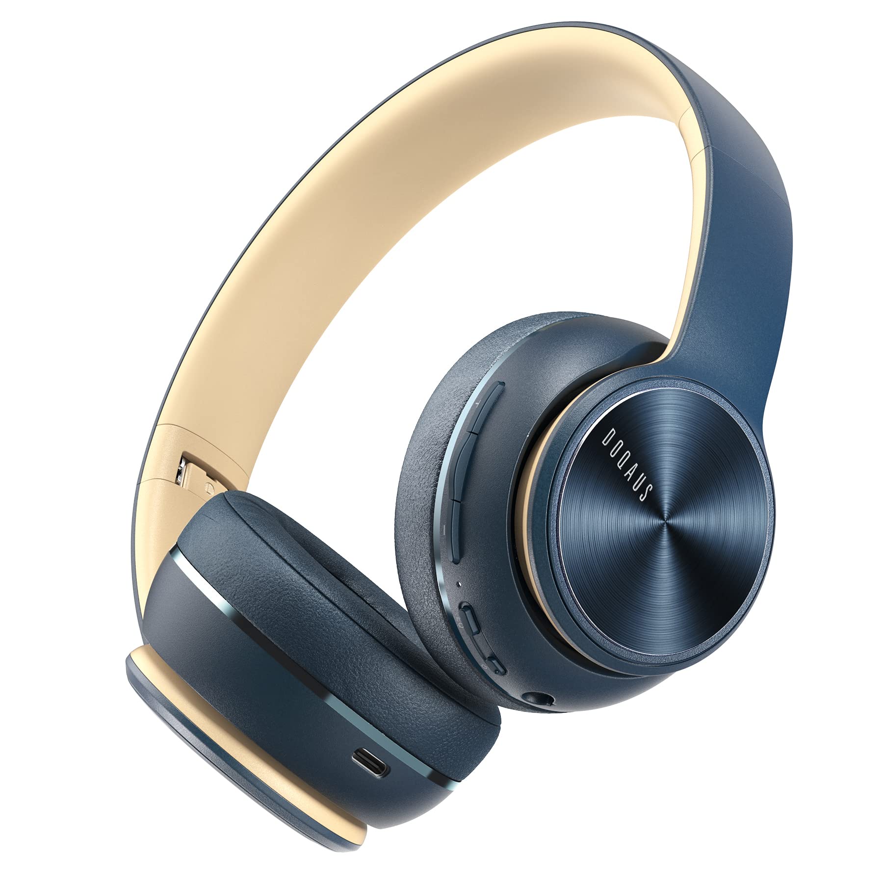 DOQAUS Bluetooth Wireless Headphones On-Ear, 40H Playtime