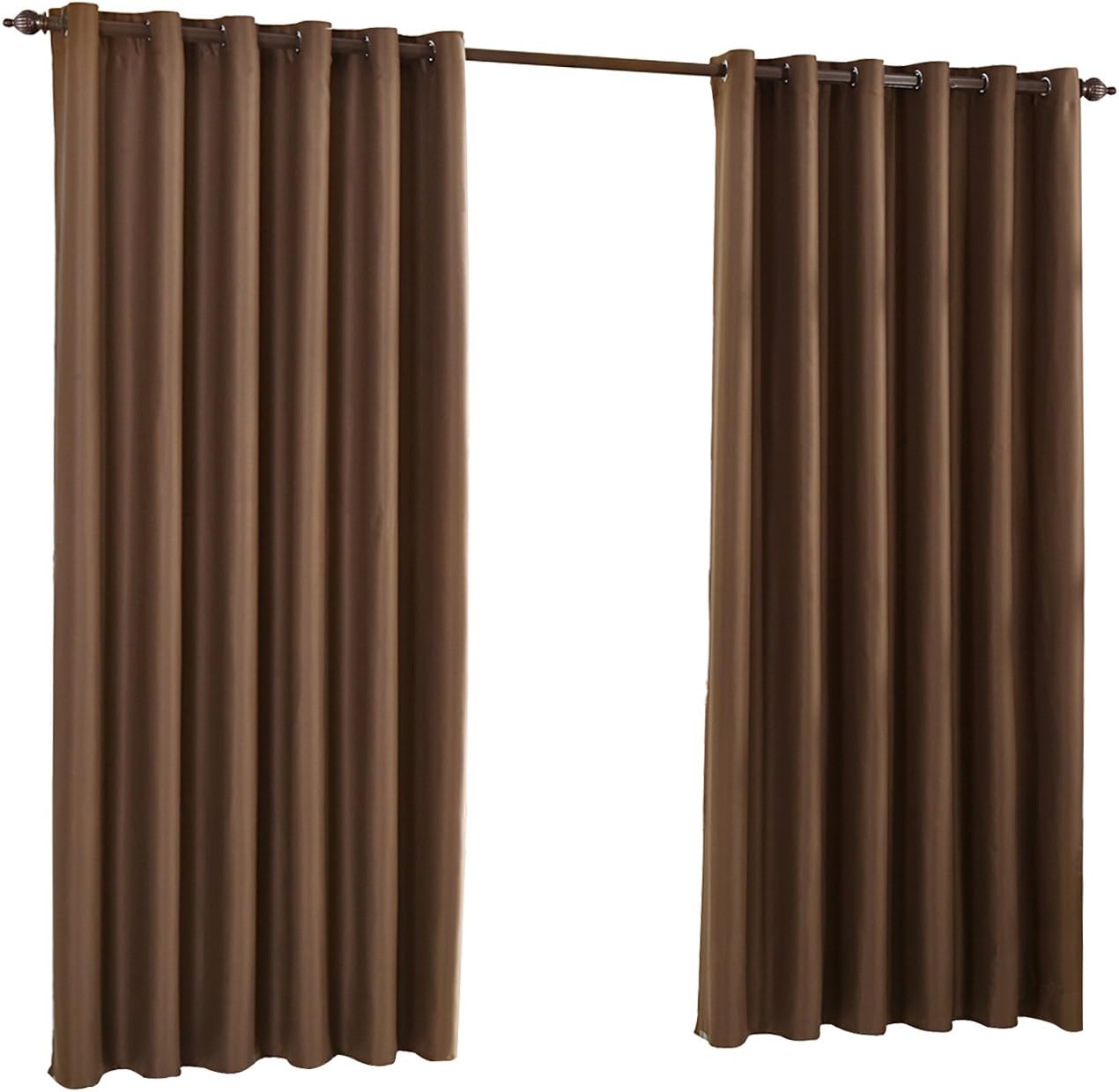 66" x 54" Blackout Curtains Eyelet Curtains Luxury Thermal Supersoft