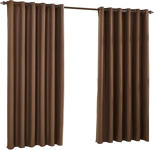 66" x 54" Blackout Curtains Eyelet Curtains Luxury Thermal Supersoft