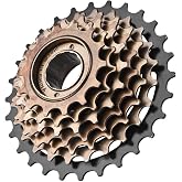 Yosoo Freewheel, 7 Speed Cassette, Screw-On, Steel, Bicycle Component