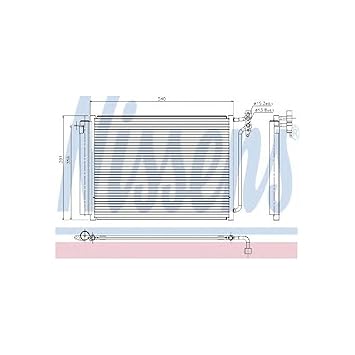 Nissens 94605 Condensador, Aire Acondicionado