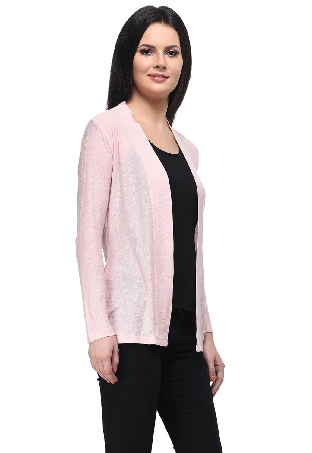 frenchtrendz women viscose crepe shrug