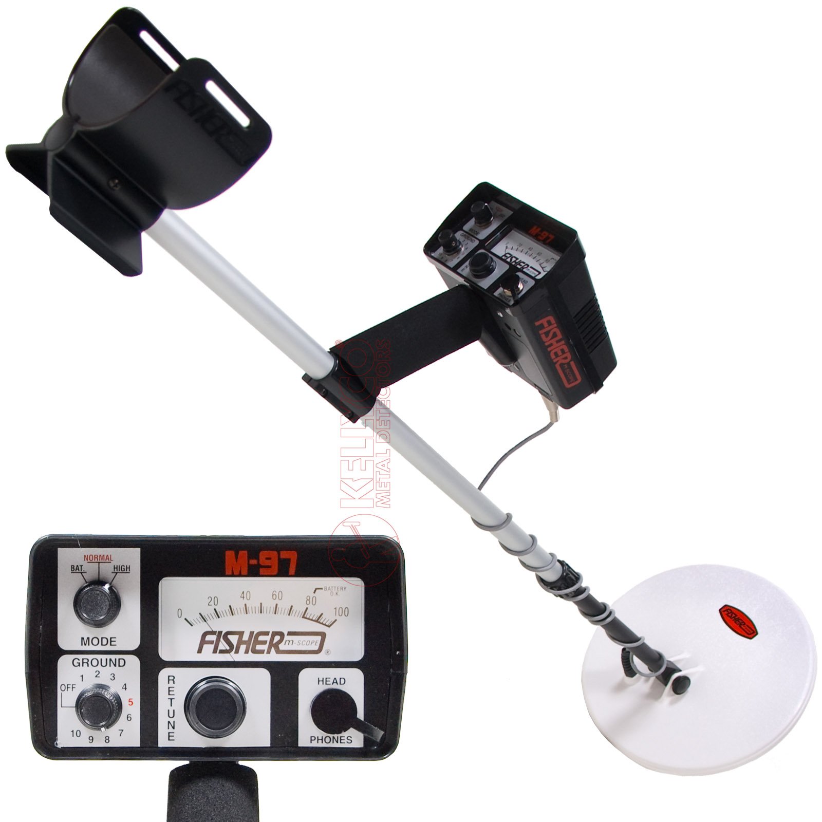 Detector de metales Fisher Labs M9711 - Localizador de válvulas y cajas de 11 con sintonización automática