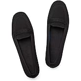 Frank Mully Women's Loafer Flats Square Toe Comfortable Office Work Shoes, Cute Penny Loafer Slip On Walking Driving Shoes