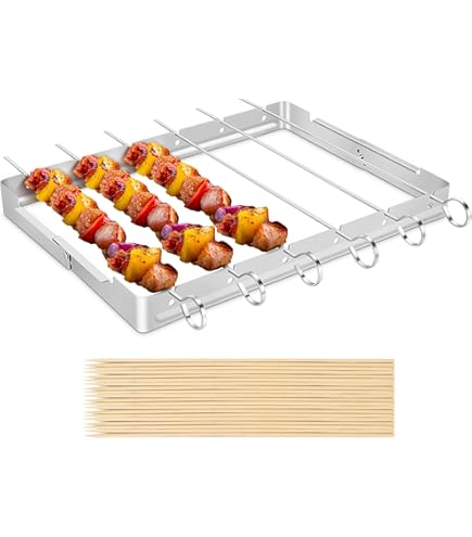 Amazon.com : Broil King 64233 Multi Rack and Skewer Kit : Barbecue