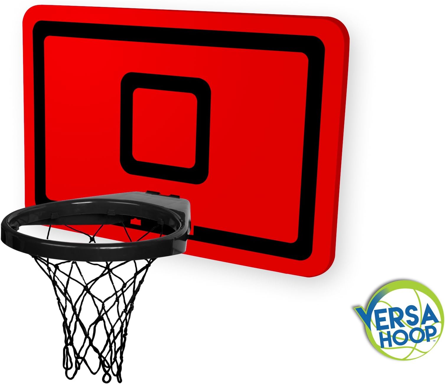 VersaHoop XL Mini Basketball Hoop Hook ON & CLAMP ON for Indoor/Outdoor Trampoline, Pontoon, Bedroom, Camping, Tailgating, Beach, Bunkbed, Office.