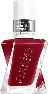 essie Gel by essie Longwear Nail Polish Deep Red Paint The Gown Red No UV