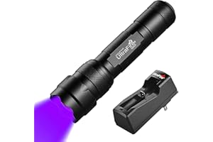 ULTRAFIRE UV Flashlight 395-405 nm Led Blacklight for Curing UV Glue, Leak Detector, Pet Urine Stain