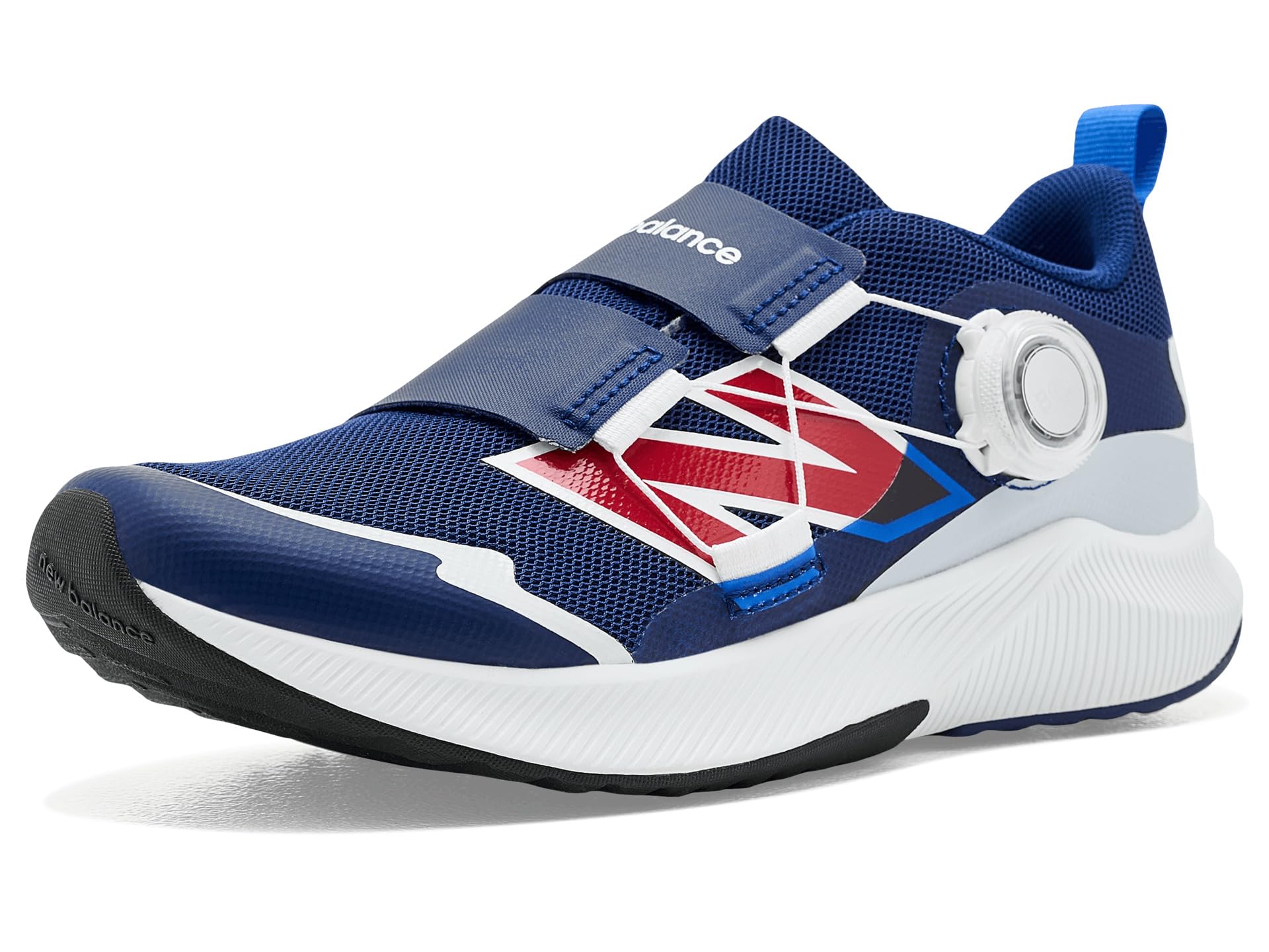 New Balance Kid's DynaSoft Reveal V4 BOA Running Shoe, Blue Oyster/Blue Bird, 11.5 Little Kid Image