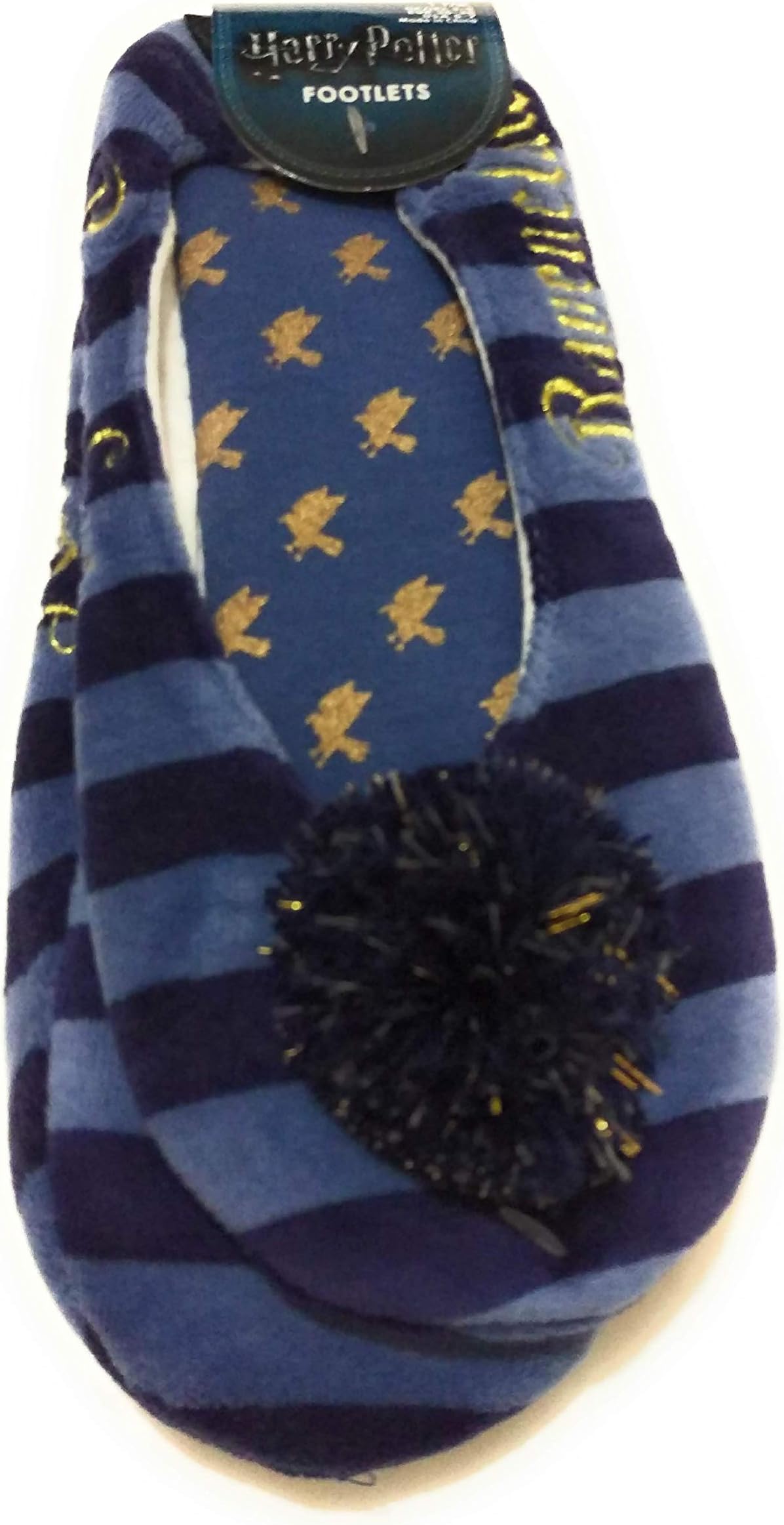 Official Licensed Ladies Girls Harry Potter Wizard Houses Footlets Slippers Bed Socks Womens