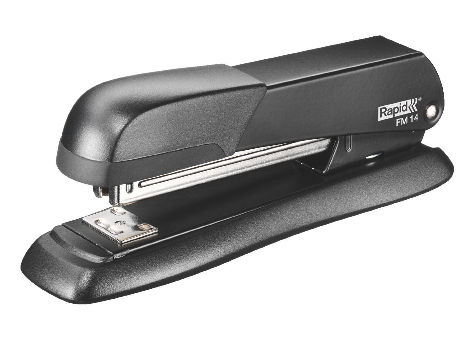 Rapid FM14 Full Strip Stapler, 25 Sheet Capacity, Stapling, Tacking and Pinning, Ergonomic Design, Metal Body, Black, 5000278