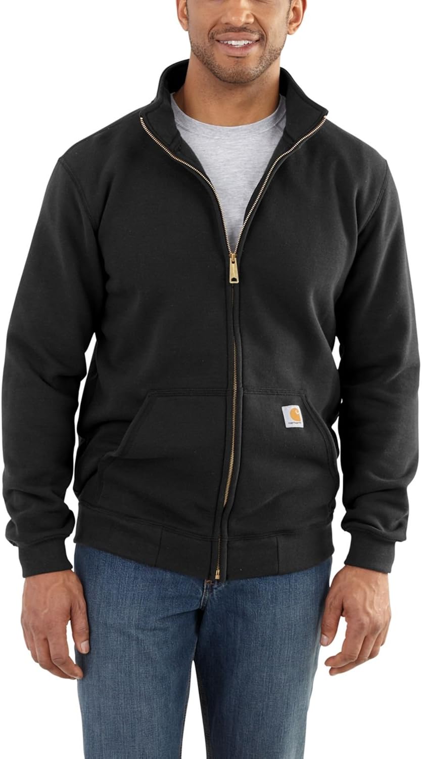 Carhartt Men's Haughton Midweight Mock Neck Zip Sweatshirt