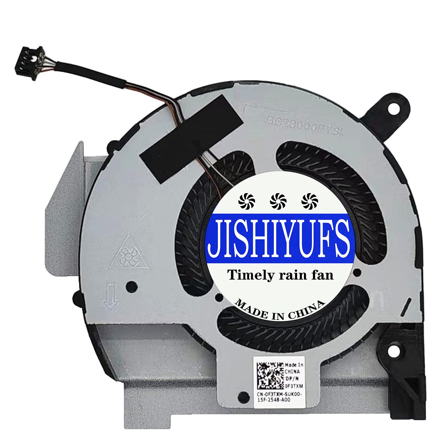 JISHIYUFS Replacement CPU Cooling Computer Fan for Dell Latitude 14 5411 Laptop F3TXM 0F3TXM EG50060S1-C490-S9A DC28000PYSL DC5V 0.35A 4PIN Min 4.7CFM
