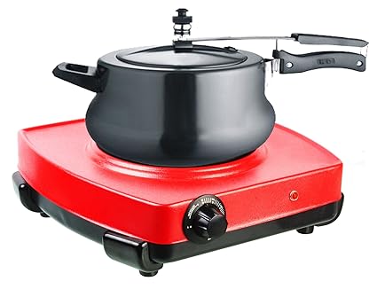 Vintage VintageWorlds Hot Plate G Coil Red Induction Cook Top 1500 Watts with Indicator (Suitable For All Utensils)