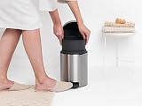Brabantia newIcon Pedal Bin 5 L Matt Steel Fingerprint Proof view 6