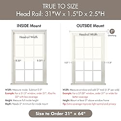 Madison Park Galen Cordless Roman Shade, 31"W x