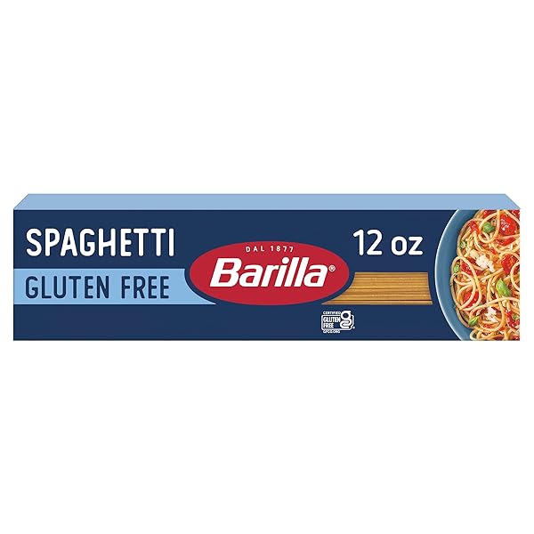 BARILLA GLUTEN FREE SPAGHETTI, 12 OUNCE – NON-GMO GLUTEN FREE PASTA MADE WITH BLEND OF CORN & RICE – VEGAN PASTA