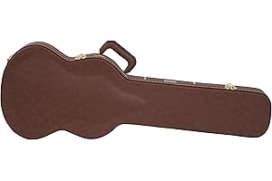 Gator Cases Deluxe Wood Case for SG Electric Guitars; Brown Exterior (GW-SG-BROWN)