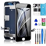 Diykitpl for iPhone SE 2020 2nd Generation Screen Replacement Black, Full Assembly LCD Touch Digitizer with Repair Tools for 