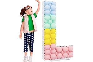 ASEE'M Asee’m Mosaic Letters 4FT Large Marquee Letters Balloon Frame Light Up Letter L Pre-Cut Foam Board Decorations for Party Baby Shower Birthday Wedding