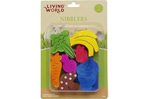 Living World Nibblers, Wood Chews, Fruit/Veggie Mix