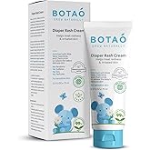 BOTAO Baby's Natural Diaper Cream | Organic Diaper Cream EWG Verified | Naturally Soothes Baby Rashes | Baby zinc Ointment Natural | For Sensitive Skin with Aloe Vera &amp; Calendula, 2.5Oz
