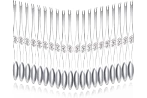BLBYHO 20 Pcs Lobster Forks, 304 Stainless Steel Crab Leg Forks, Heavy Duty Lobster Pickers, Seafood Forks