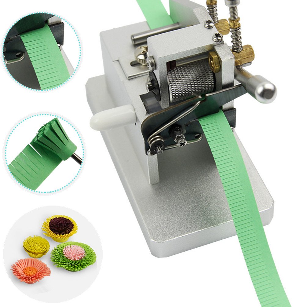 YURROAD Quilling Tool Flower Fringer Machine Paper Strips Tassel Cutting Tool QUSHE PQMH280