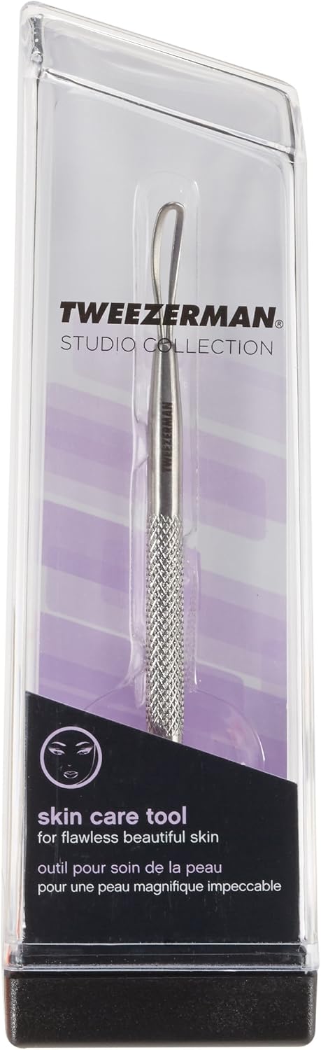 Tweezerman Stainless Steel No-Slip Skin Care Tool, Silver - Image 3