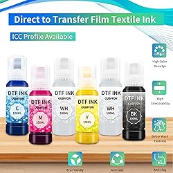 Auto-Fill DTF Ink, GUBFFON 600ML Refill Ink for