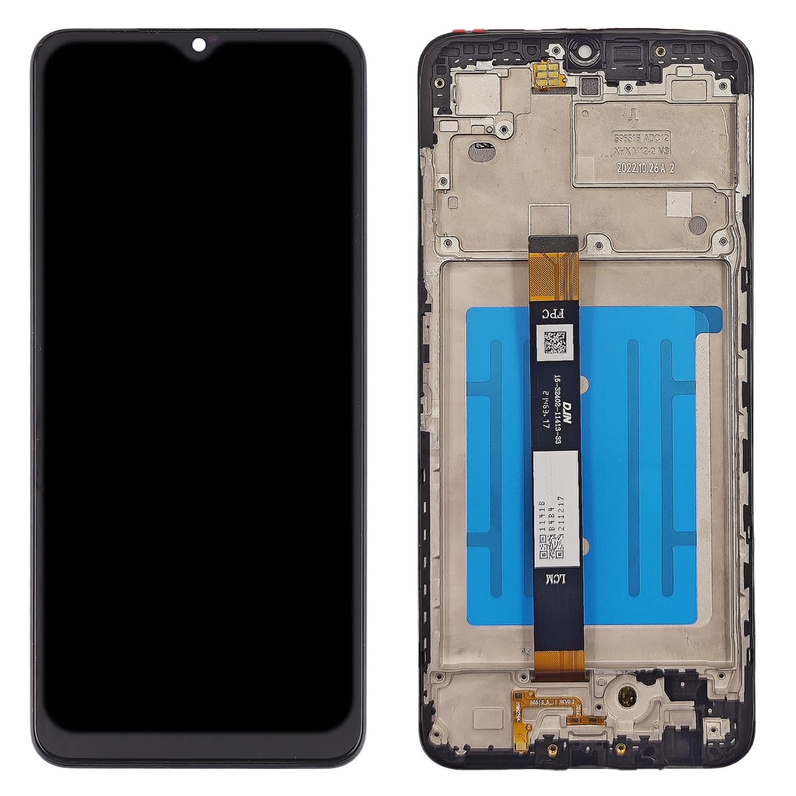 for Samsung Galaxy A03S A037u [US Version] Screen Replacement with Frame for Samsung A03S A037u A037u1 Screen Replacement LCD Display digitizer Touch Screen Assembly with Tools 6.5 inch