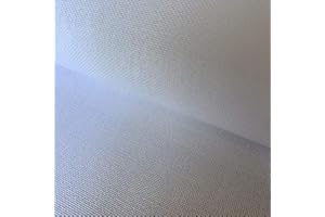 XSTITCHBUY 28 Count Cross Stitch Fabric Embroidery Aida Cloth, White, 59"W x 39"L