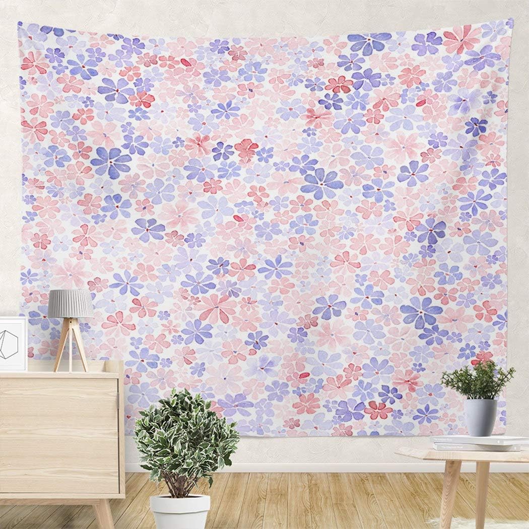 UNFRIY Wall Hanging Tapestries Purple and Blue