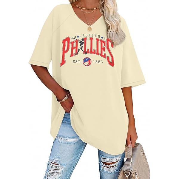 phillies jersey dress Philadelphia Phillies Fanatics Women's Ruched Drape T-Shirt Dress