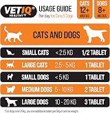 VETIQ Stool Firm Tablets for Cats & Dogs 45 Tablets Kaolin Pectin Pumpkin view 4