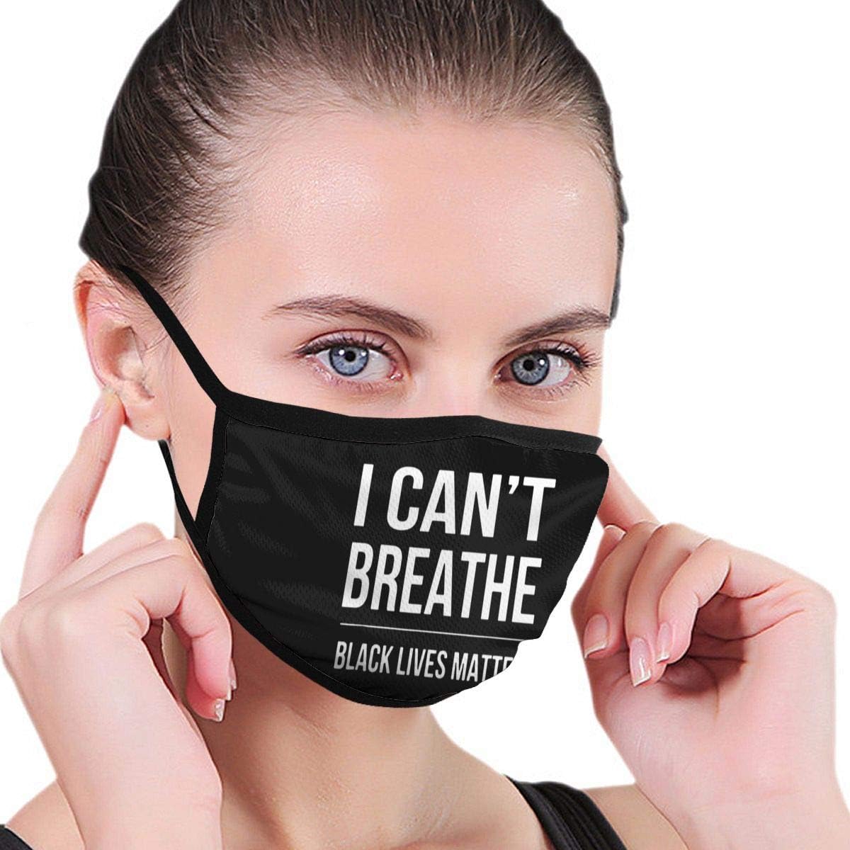 I Can'T Breathe Face Mask Reusable Breathable Mouth Mask