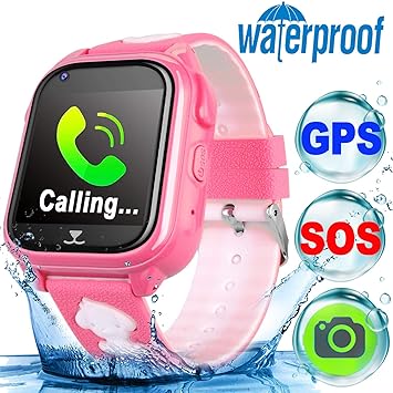 Reloj Inteligente TURNMEON para niños y niñas Impermeable GPS ...