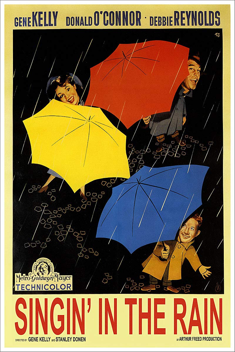 American Gift Services - Singin' in The Rain Vintage Gene Kelly Movie Poster - 24x36