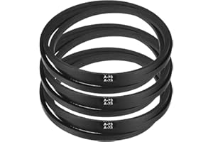 uxcell 3pcs A73 or 4L750 Classic Wrapped Rubber V-Belt, 73"(1854mm) Inside Circumference, A Profile V Belt