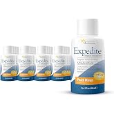 Medtrition Expedite Liquid Collagen, Peach Mango, 2 Fl Oz, Pack of 24 - Nutrition Support for General, Orthopedic &amp; Cosmetic Surgery Recovery