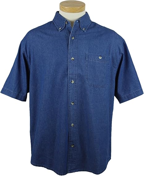 big & tall denim shirts