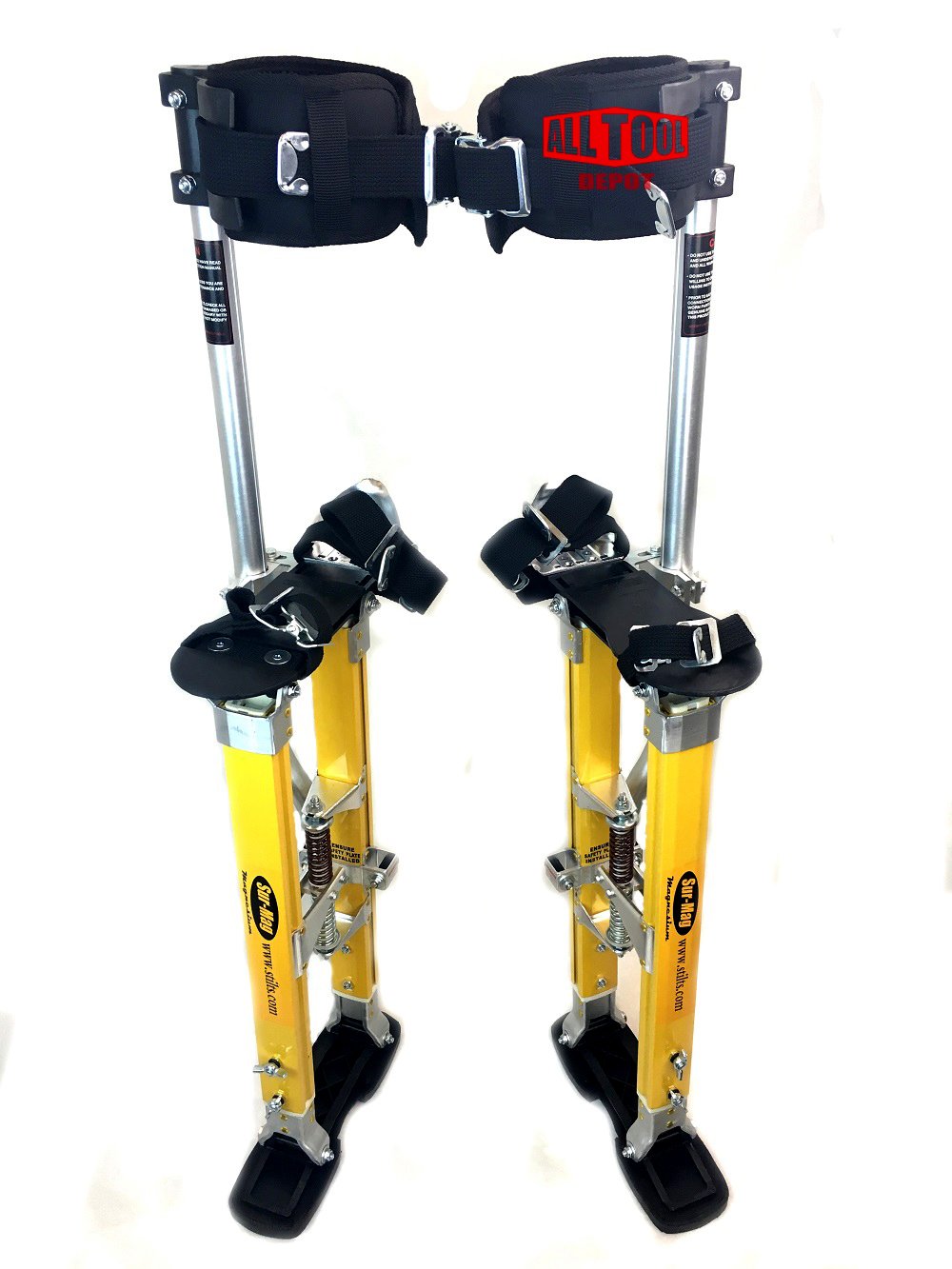 SurPro SP Quad Lock Magnesium Drywall Stilts 24-40 in ...