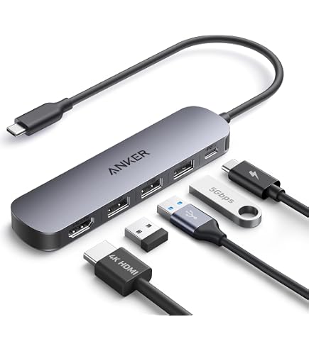 Hub Portátil Lenovo Powered USB-C Preto 4X90S92381 : Amazon.com.br