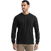 Wrangler Mens Jersey Knit Long Sleeve Henley T-Shirt