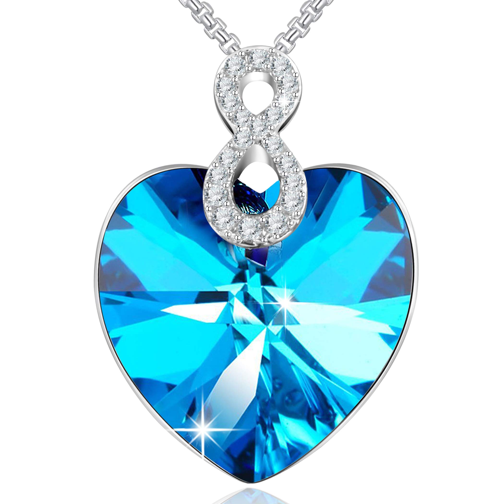 Angelady Collier femme Bijoux composés de cristaux SWAROVSKI Pendentif Idéal (9)