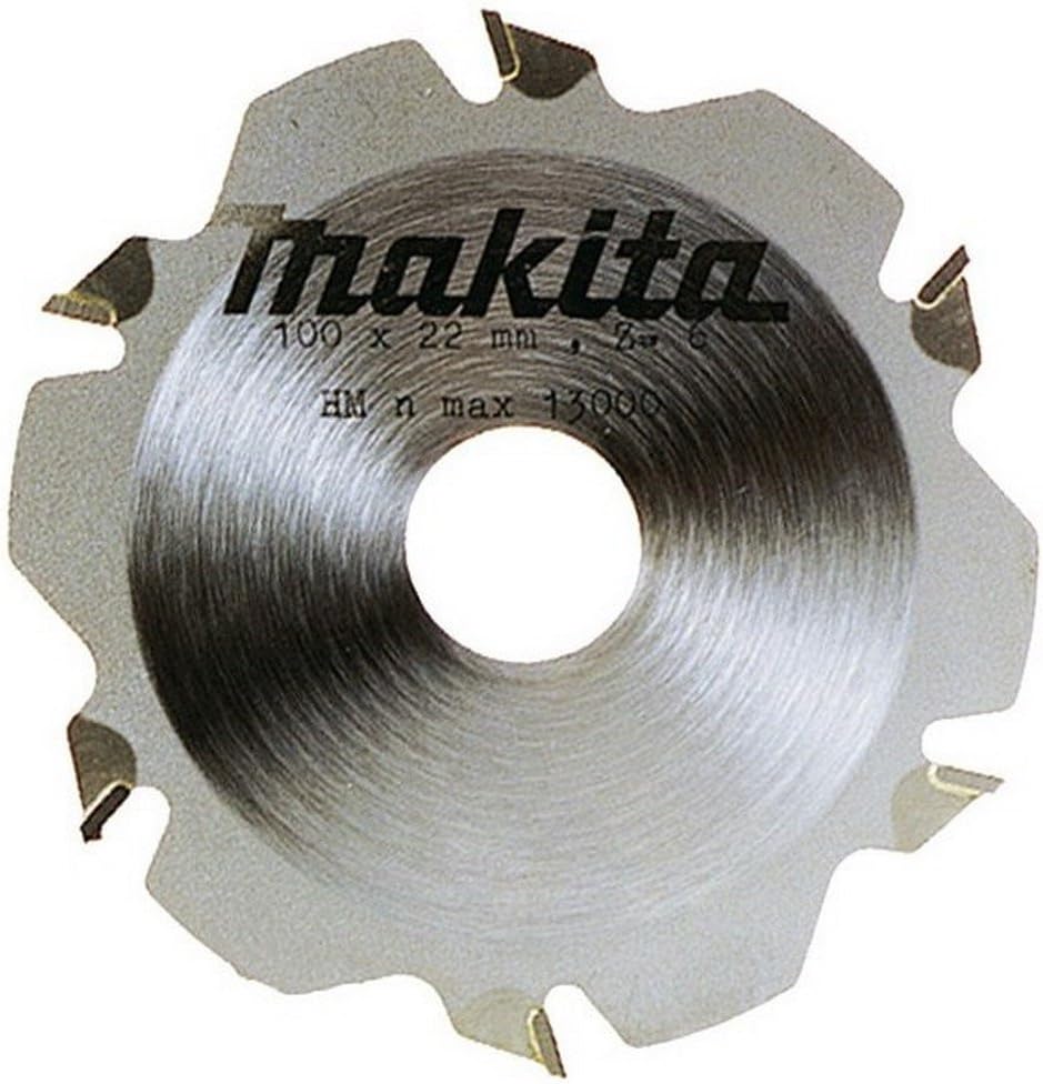 Makita B-20644 Cutter Blade 100 x 22 x 6T, Silver
