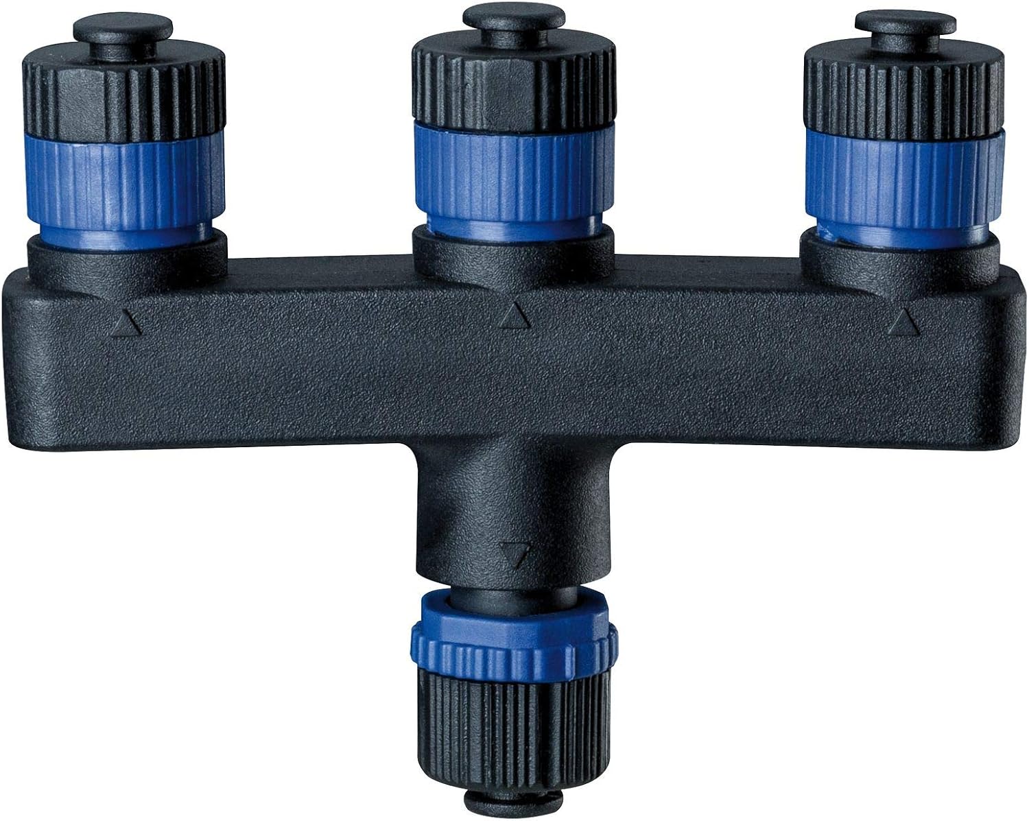 Paulmann 93929 Outdoor Plug & Shine Triple Distributor IP68 1 in-3 Out Black Plastic, 9.4 x 1.5 x 7.5 cm, 0m