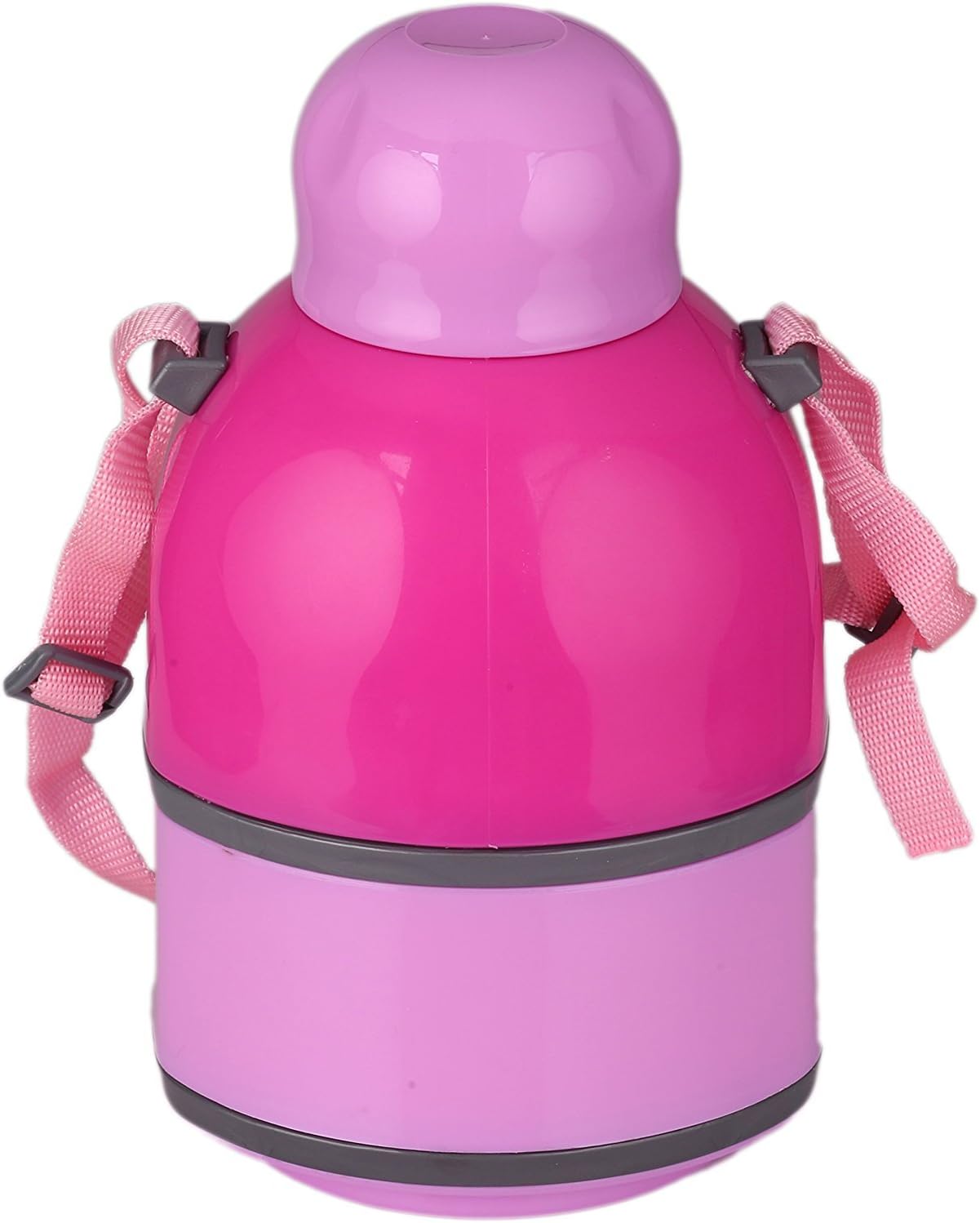 Thermal Stainless Steel Food Jar with Insulated Two Tier Bento Lunch Box and Soup Thermos for Kids and Adults, 35-Ounce, Pink